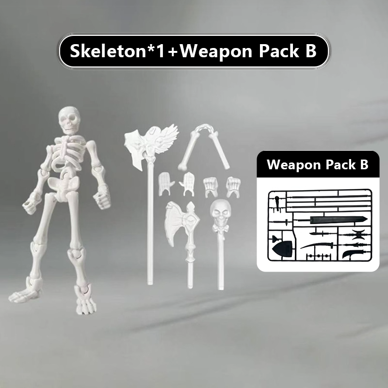 Skeleton fully articulated movable puzzle toys-ChicWoo