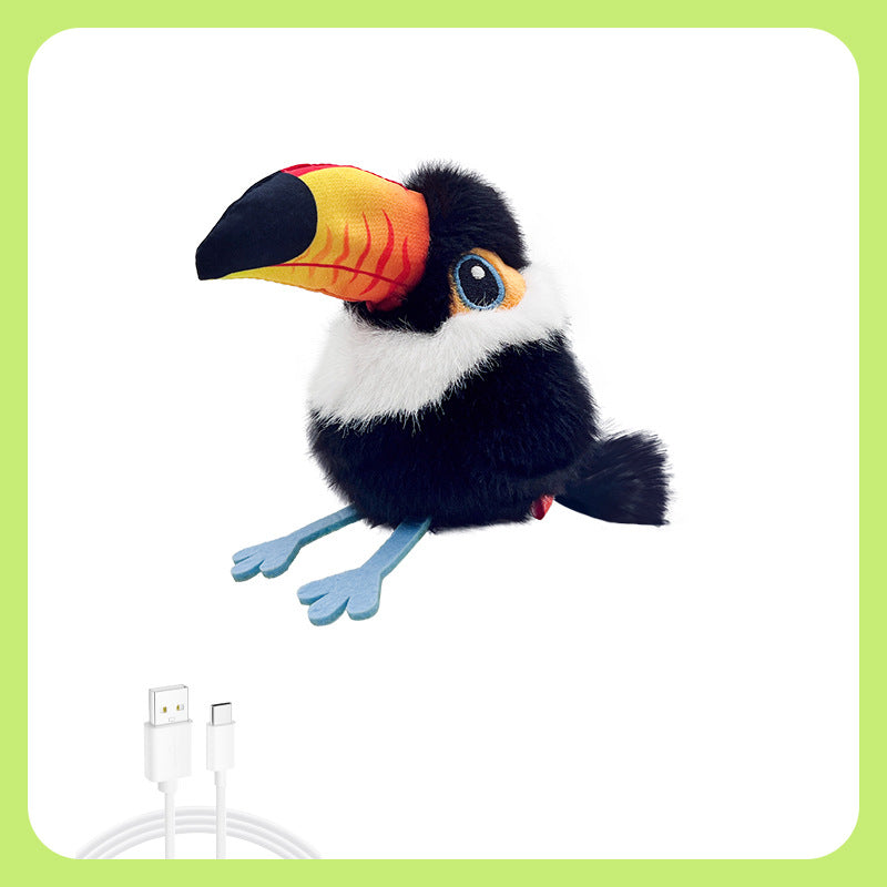 Cat Toy Bird Automatic Cat Teaser-ChicWoo