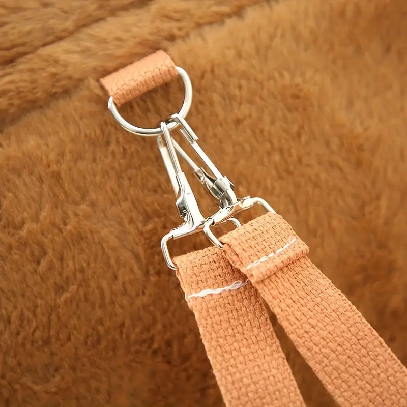 Cute Capybara Plush Crossbody Bag-ChicWoo