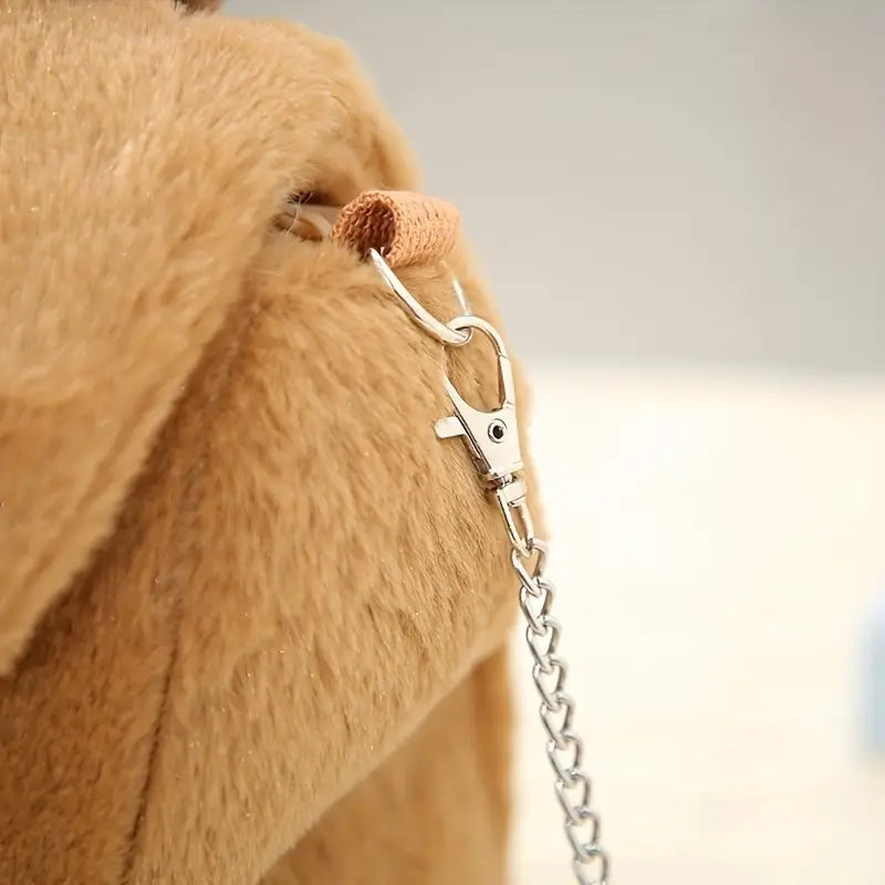 Cute Capybara Plush Crossbody Bag-ChicWoo
