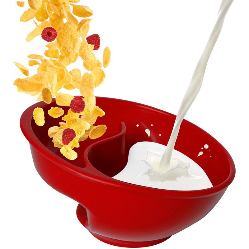 Creative Separated Double Bowls With Handle-ChicWoo