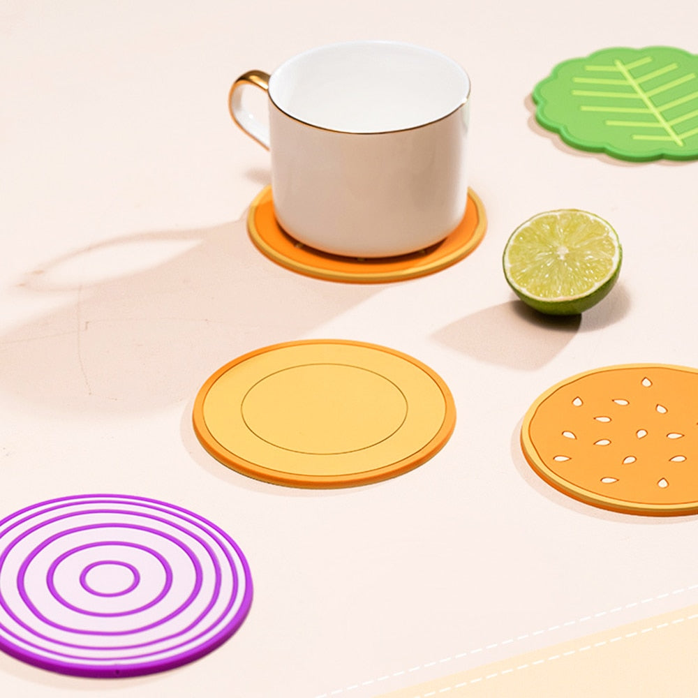Burger Coaster Decor Set-ChicWoo