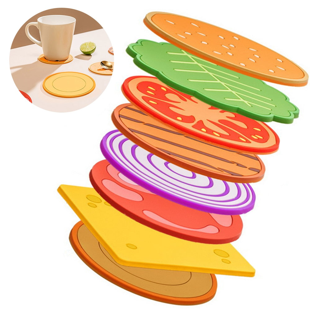 Burger Coaster Decor Set-ChicWoo