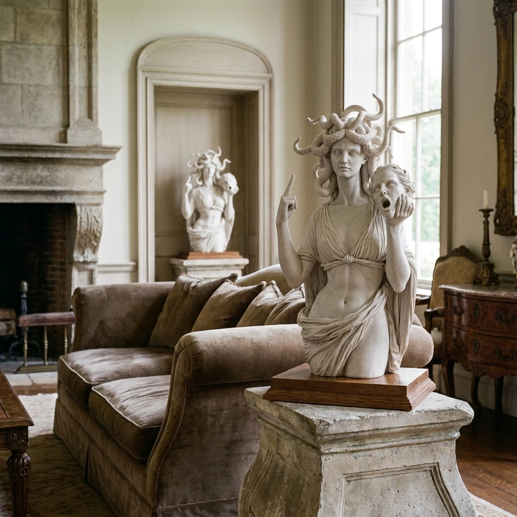 Medusa Statue With Attitude
