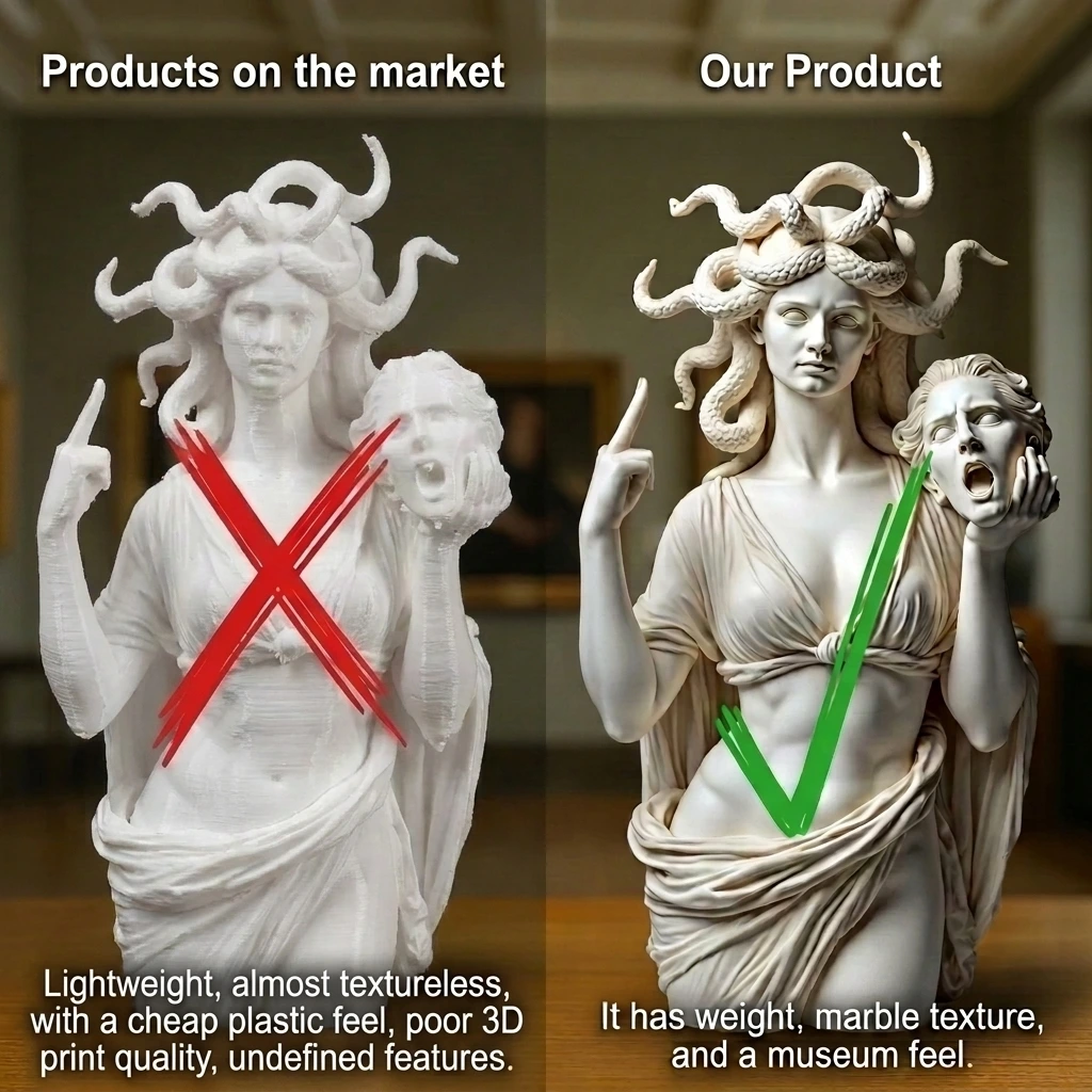 Medusa Statue With Attitude