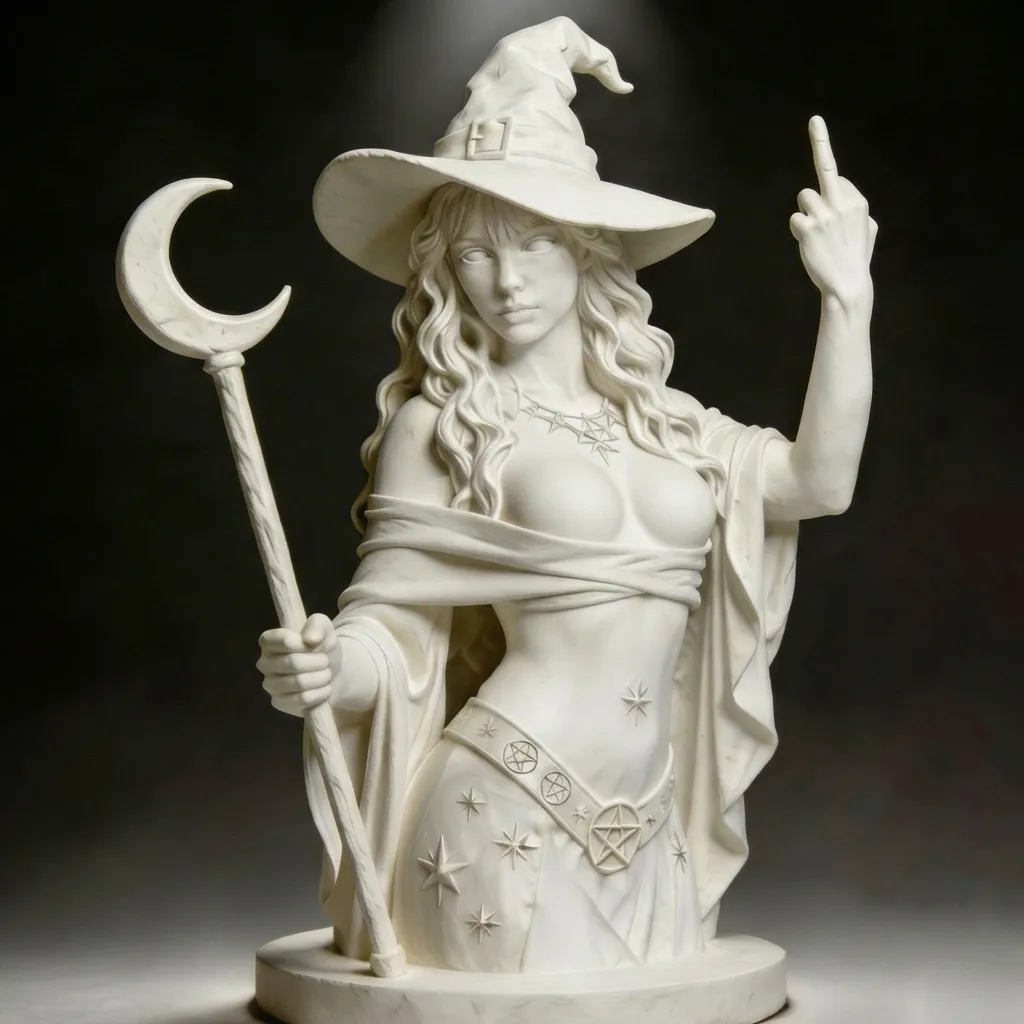 Rebellious Hecate Statue - Ancient Wisdom meets Modern Attitude