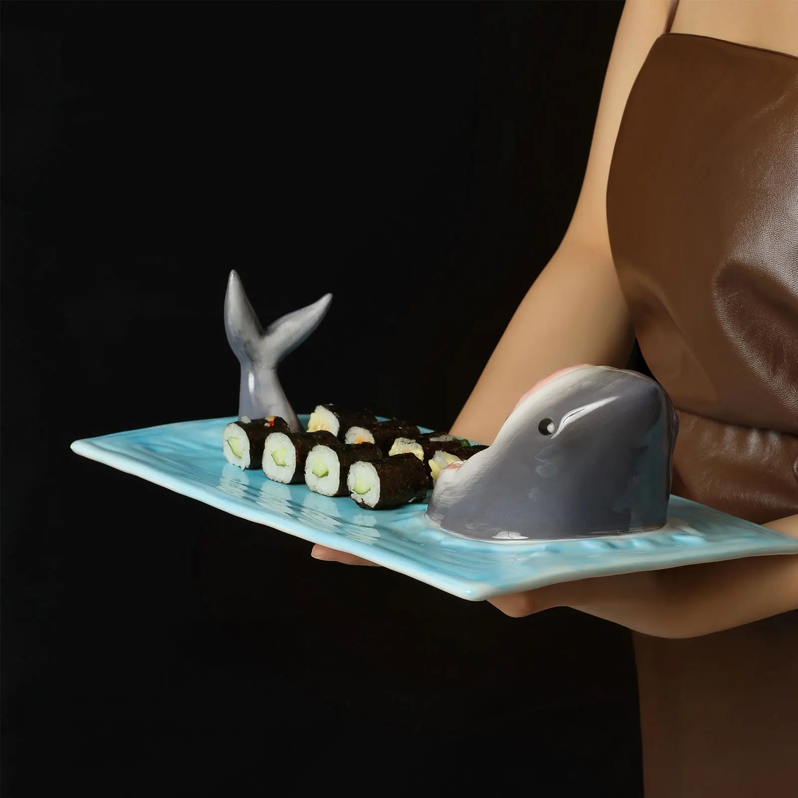 Shark Bite Sushi Serving Platter-ChicWoo