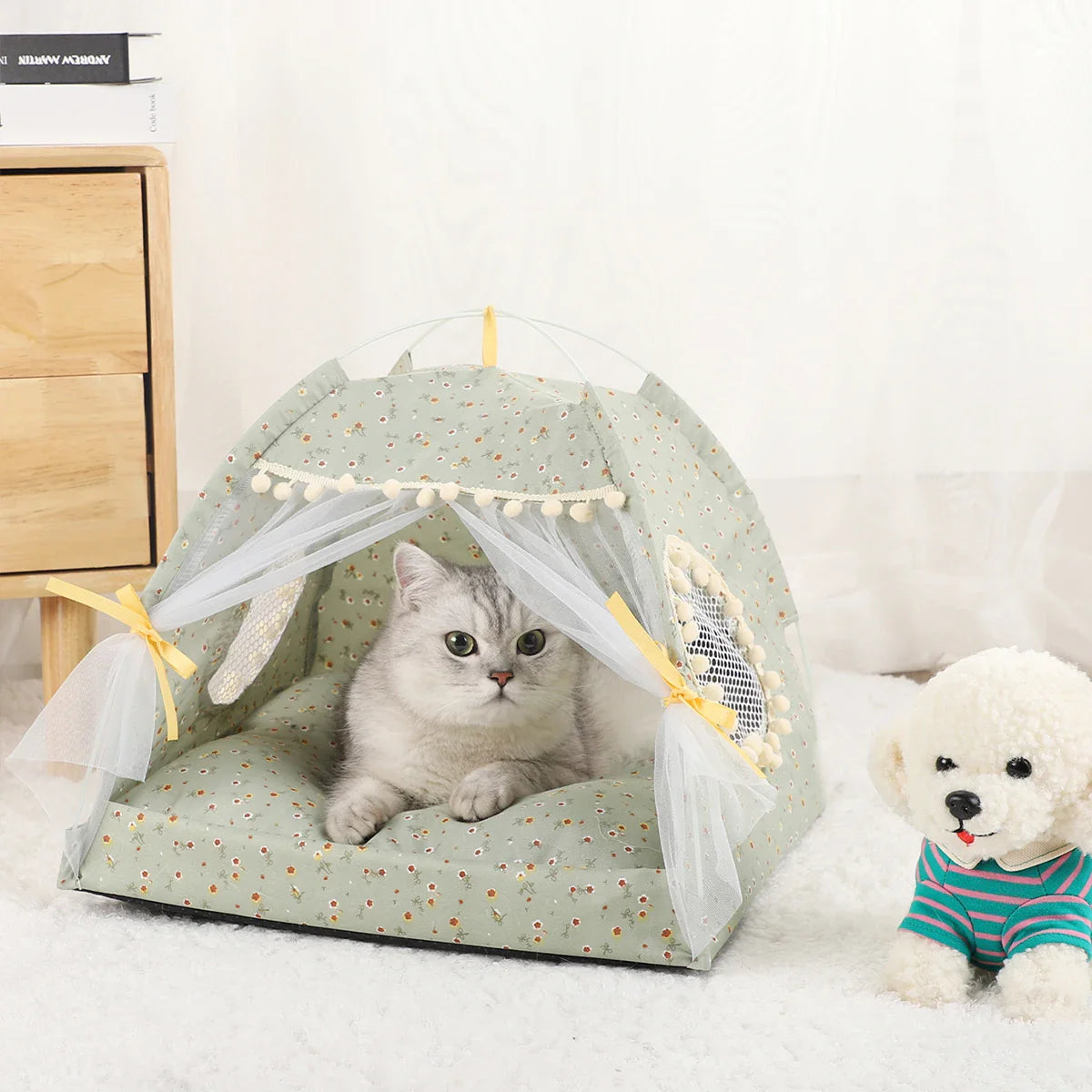 Cute Cat Dog Tent-ChicWoo