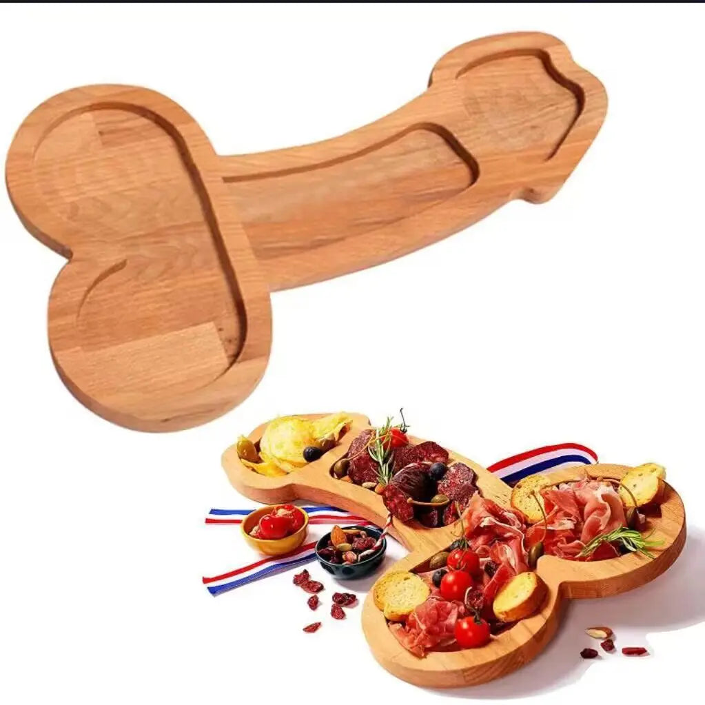 Funny Adult-Themed Multi-Compartment Serving Board-ChicWoo