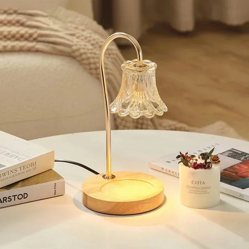 Flower-Shaped Warm Audience Candle Warmer Lamp-ChicWoo
