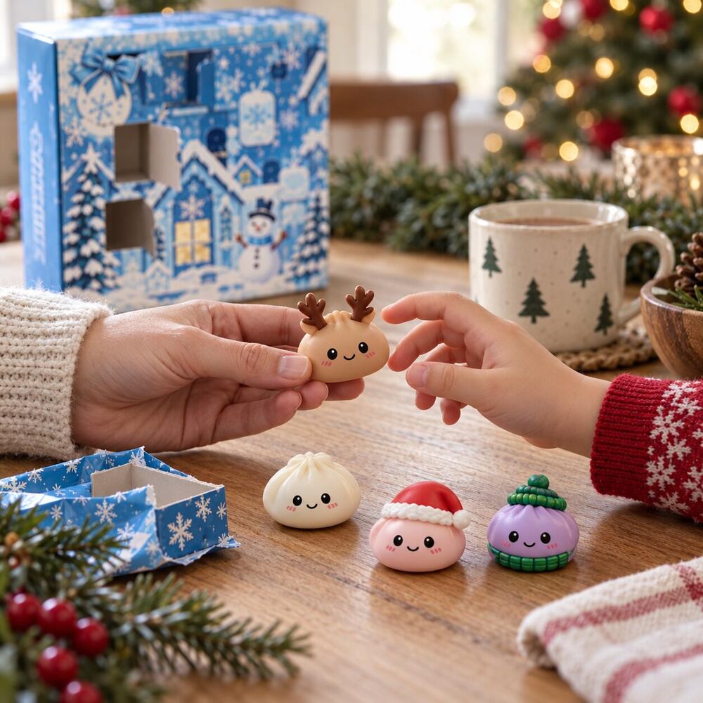 24 Days of Dumpling Joy &mdash; Christmas Squishy Countdown Calendar