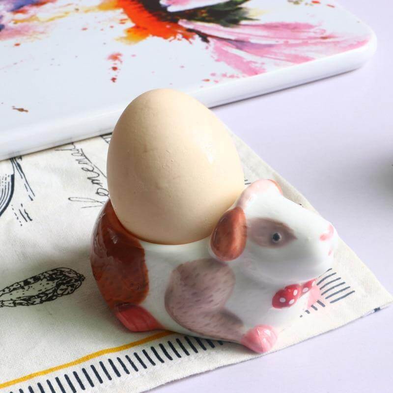 2Pcs Cute Animal Ceramic Breakfast Egg Holder-ChicWoo