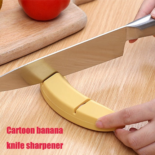 Banana Shape Creative Knife Sharpener Tool-ChicWoo