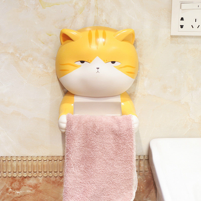 Creative Cartoon Cat Toilet Paper Holder-ChicWoo