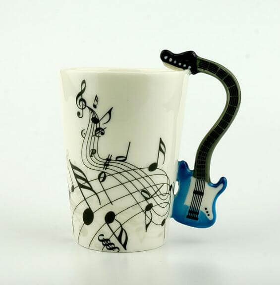 Guitar Style Ceramic Mug-ChicWoo