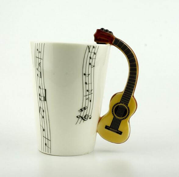 Guitar Style Ceramic Mug-ChicWoo