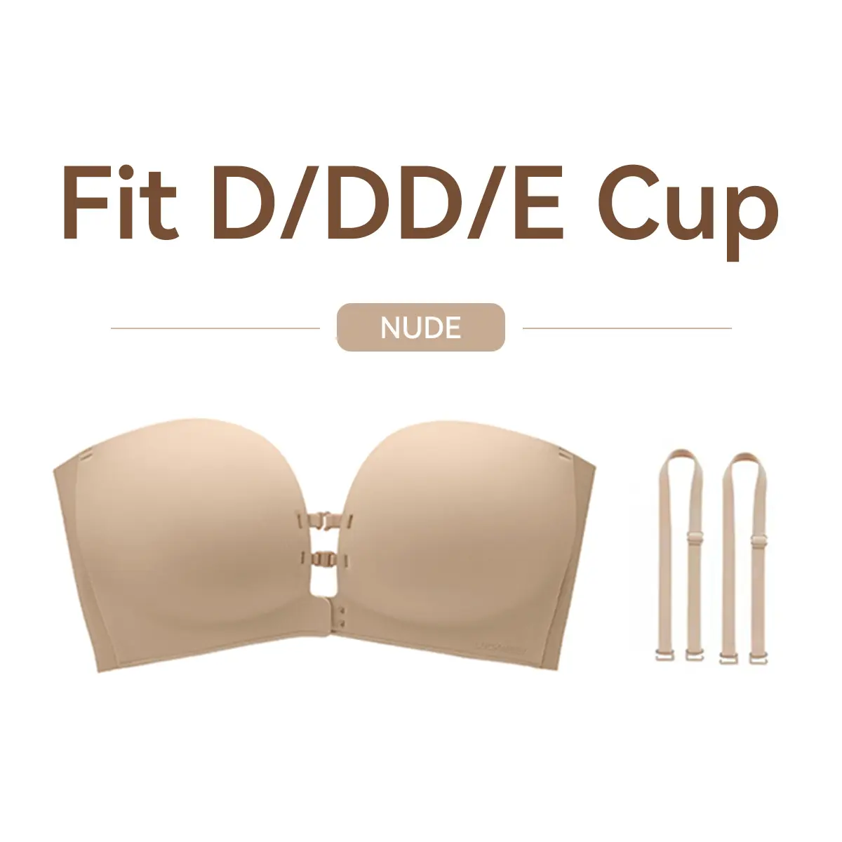 🎉New Arrival💕Wireless Front-Close Bra | Strapless, Padded, Convertible Straps