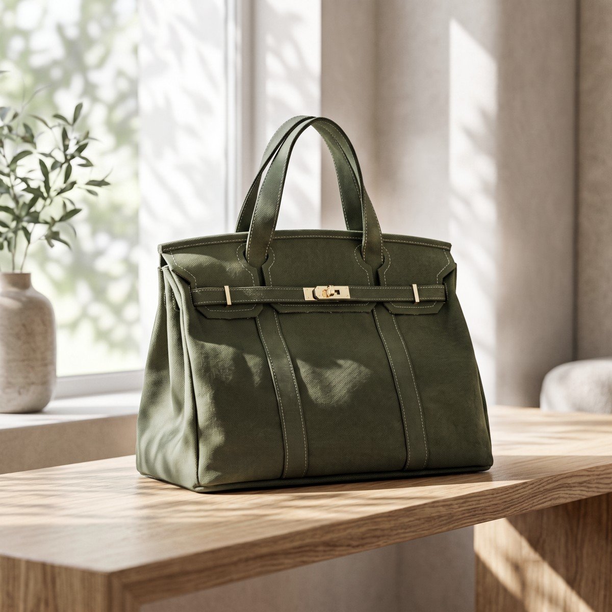 👜✨ Premium Canvas Tote Bag – Large Capacity, High-End Design, Everyday Essential