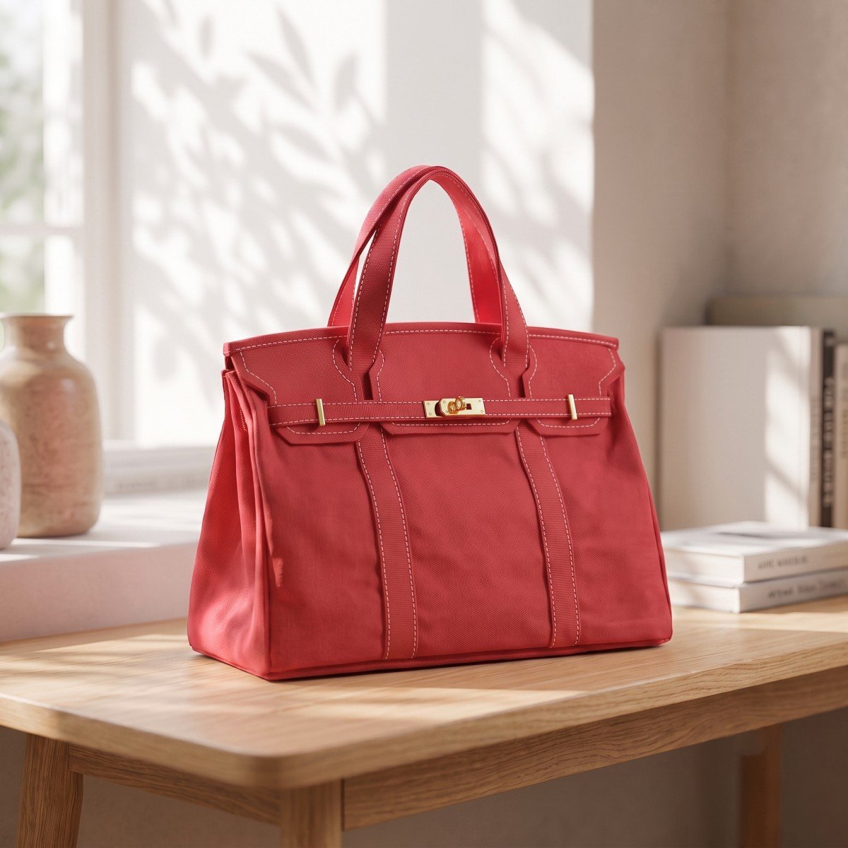 👜✨ Premium Canvas Tote Bag – Large Capacity, High-End Design, Everyday Essential
