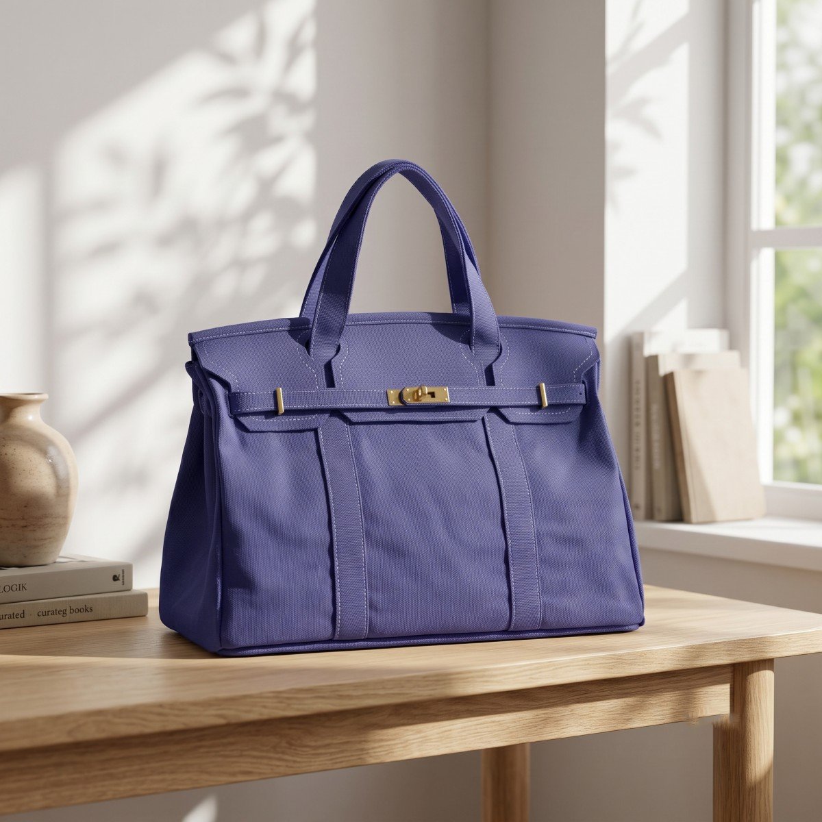 👜✨ Premium Canvas Tote Bag – Large Capacity, High-End Design, Everyday Essential