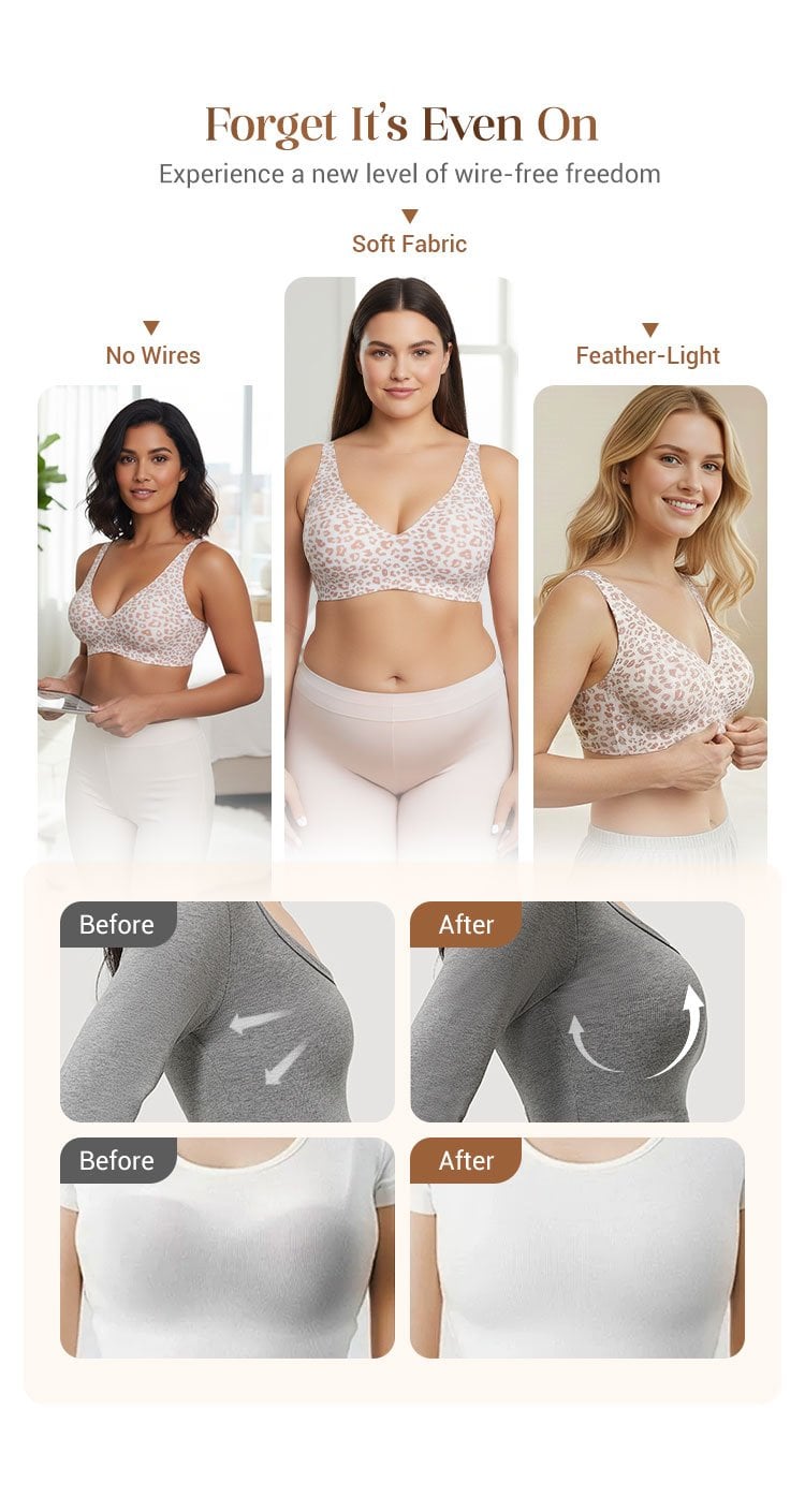 New Year Limited Sale💕Womens Comfortable Push Up Wireless Bras