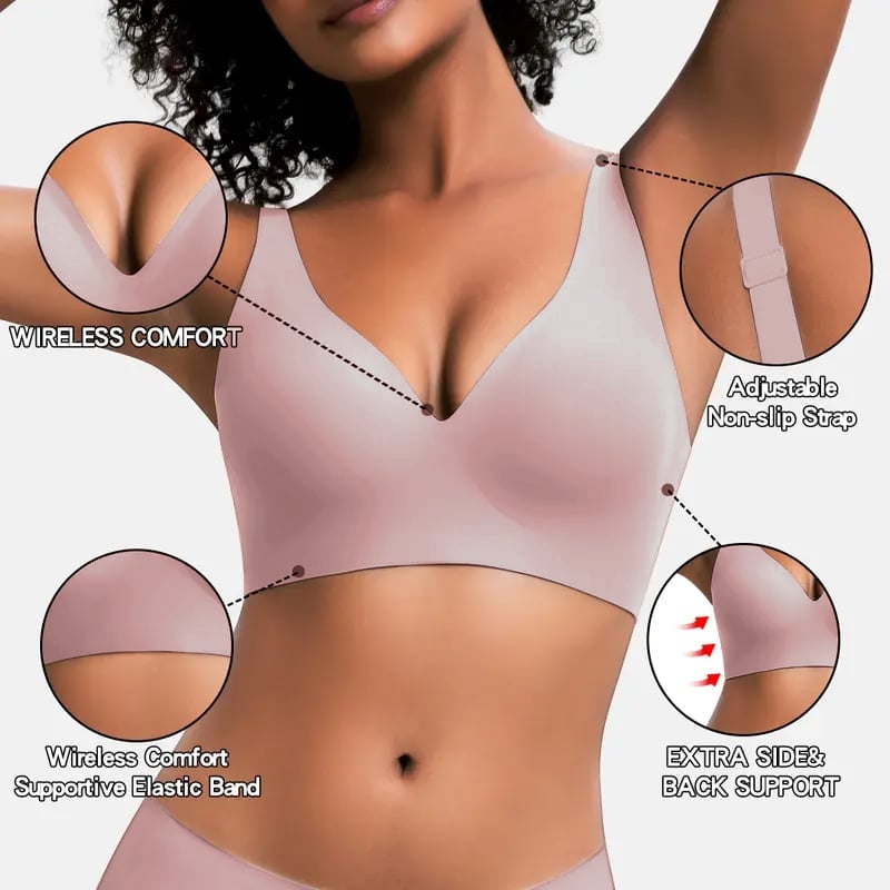 New Year Limited Sale💕Womens Comfortable Push Up Wireless Bras