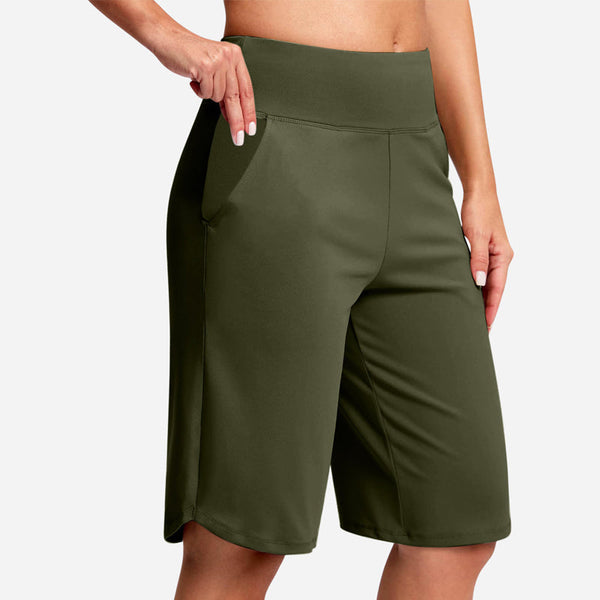 ⏰Last day sale 49% OFF🔥Women's High-Waist Yoga Shorts with Pockets