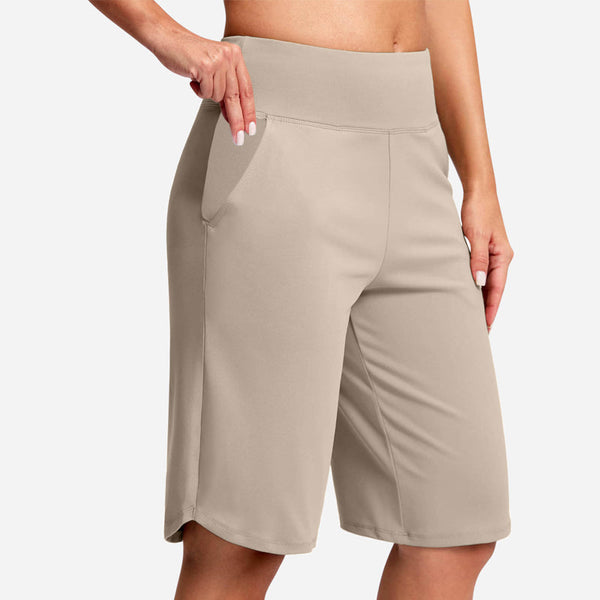 ⏰Last day sale 49% OFF🔥Women's High-Waist Yoga Shorts with Pockets