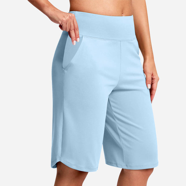 ⏰Last day sale 49% OFF🔥Women's High-Waist Yoga Shorts with Pockets