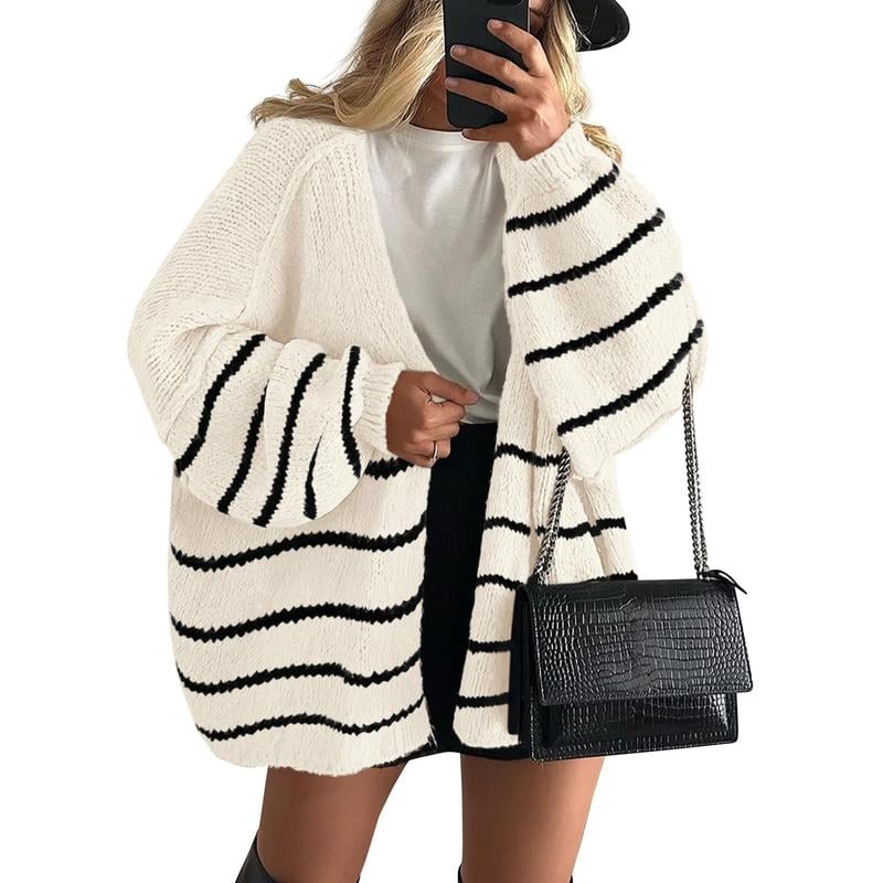 🎉New Arrival💛Women's Oversized Cardigan | Long Lantern Sleeve Open Front Sweater🔥Buy 2 Free Shipping