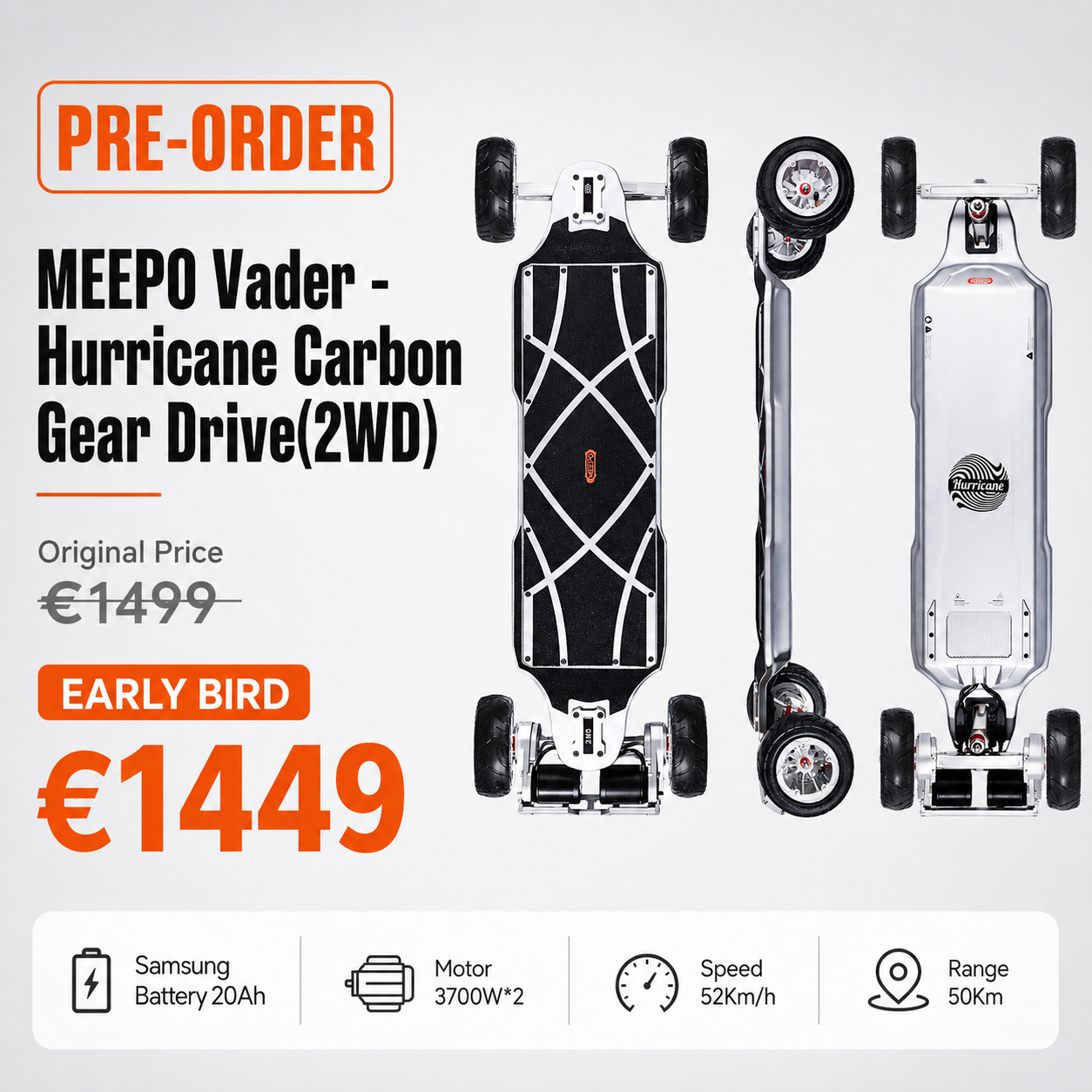Meepo Hurricane 1500 series-Pre Order