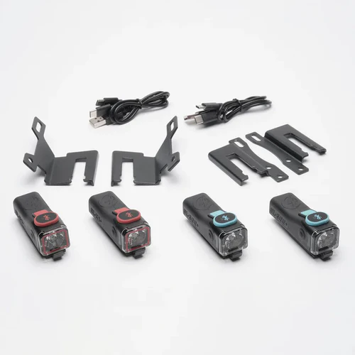 Shredlights SL-300+ Headlights & SL-R1+ Brake Lights Skateboard Bundle