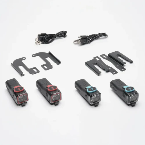 Shredlights SL-300+ Headlights & SL-R1+ Brake Lights Skateboard Bundle