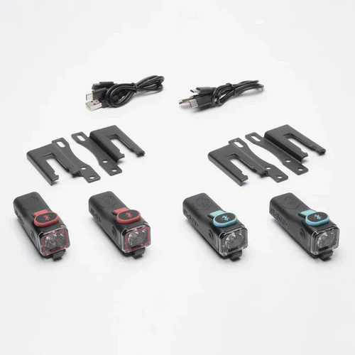 Shredlights SL-300+ Headlights & SL-R1+ Brake Lights Skateboard Bundle