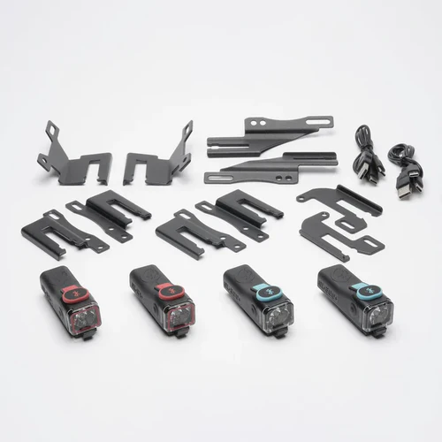 Shredlights SL-300+ Headlights & SL-R1+ Brake Lights Skateboard Bundle
