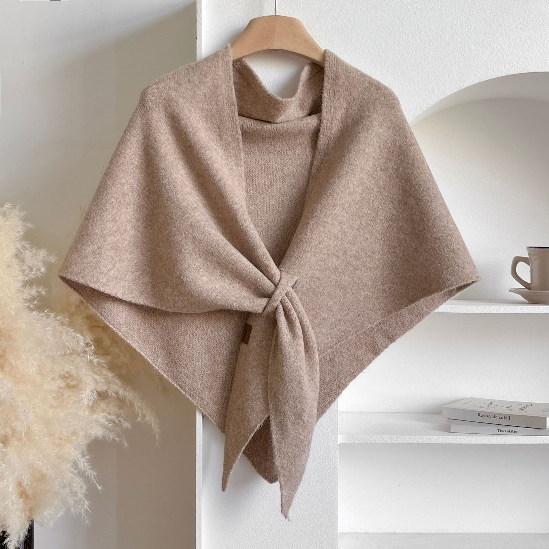 🥳2026 HOT SALE💞50K+ SOLD!🍂Women's Solid Color Shawl for All Seasons🍁 