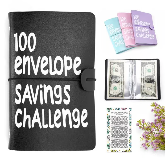 🔥LAST DAY 49％ OFF🔥--✉️100 Envelope Savings Challenge Book