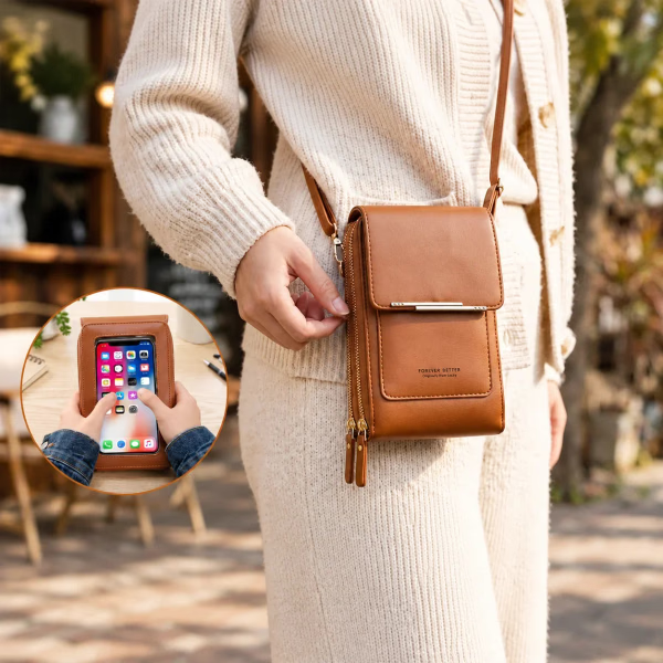 🎄 LIMITED‑TIME 50% OFF! 💖Travelon Anti-Theft Leather Bag