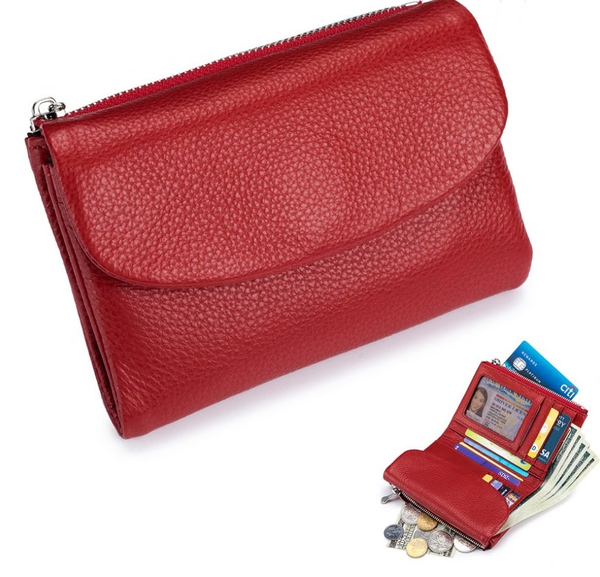 🔥Hot Sale Promotion-49% OFF🎁 Unisex Pebble Leather Wallet🔥