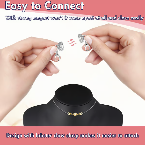 🔥LAST DAY 49％ OFF🔥Magnetic Necklace Clasps and Closures