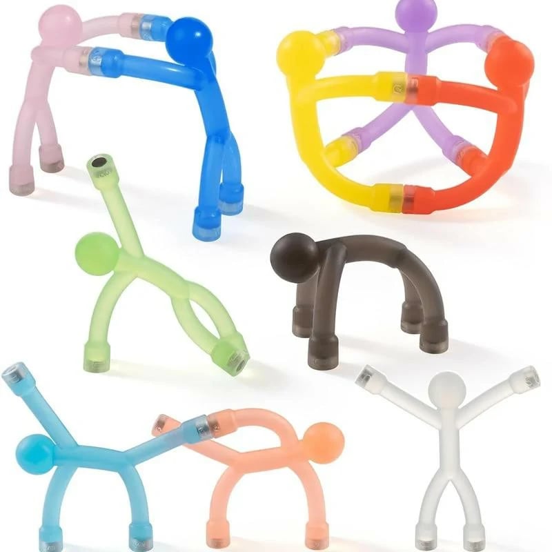 Magnetic hands and feet connecting together