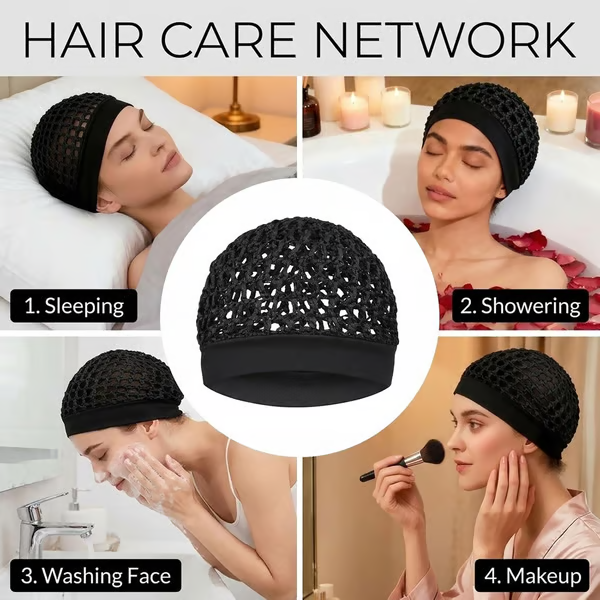 💖Hot 49% OFF🌹🌙Stretchy Wide-Edge Sleeping Cap
