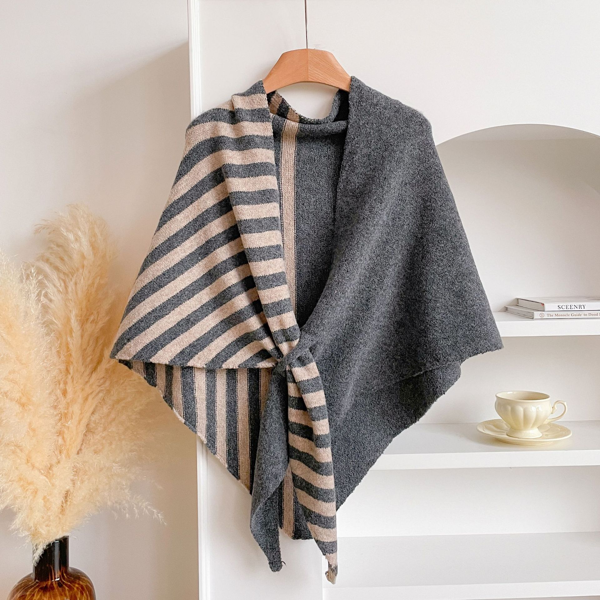 🥳2026 HOT SALE💞50K+ SOLD!🍂Women's Solid Color Shawl for All Seasons🍁 