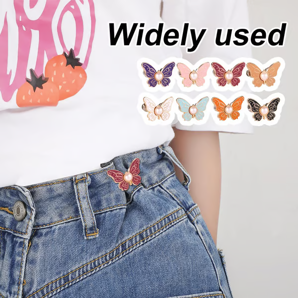 🔥8Pcs Butterfly Pants Waist Tightener🦋