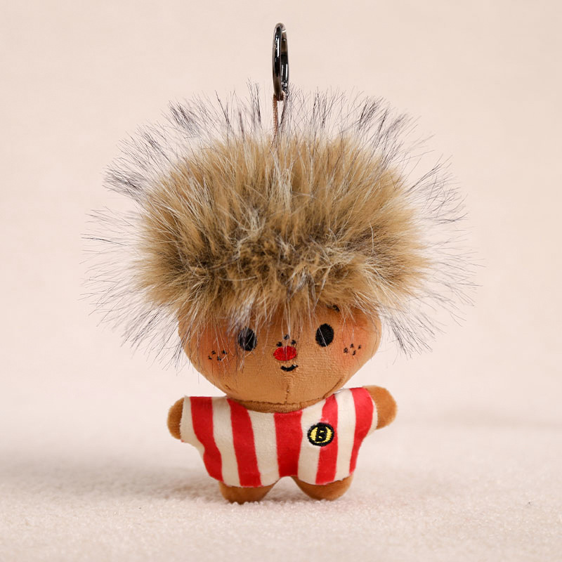 🧸 Cute Fluffy Hair Doll Keychain