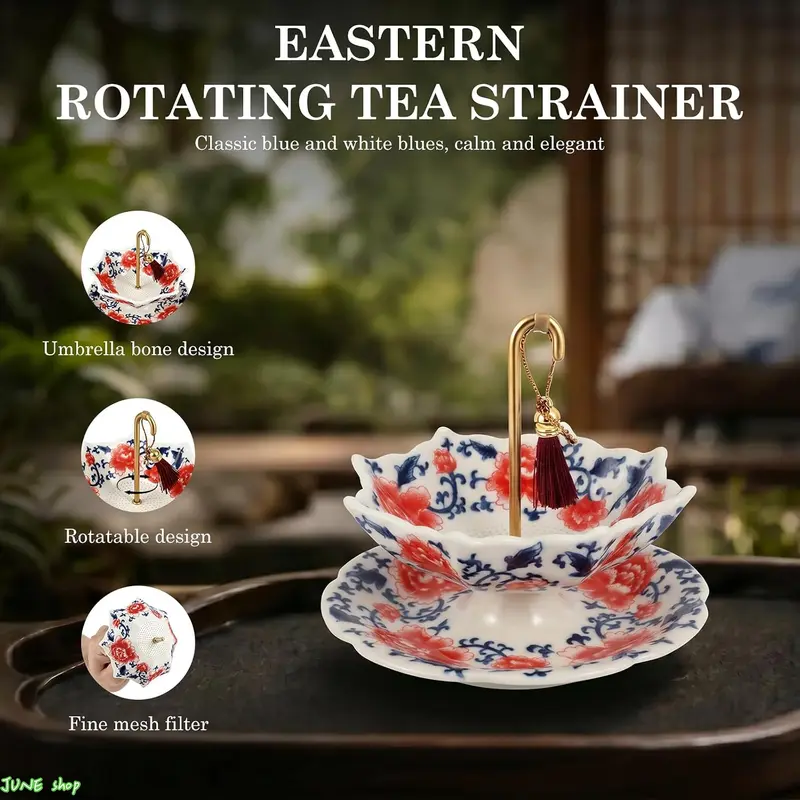 Umbrella-Style Tea Strainer Set