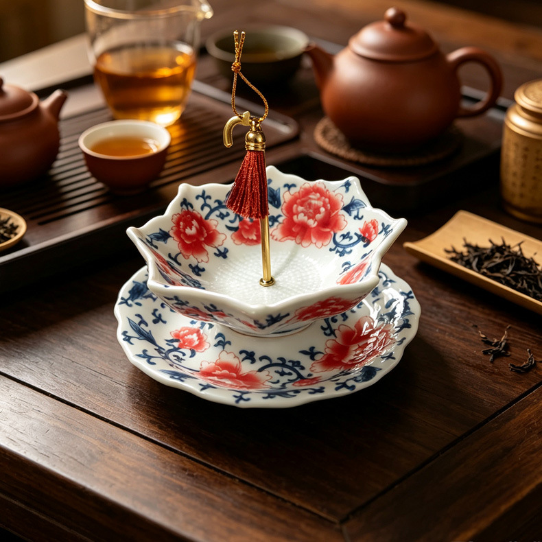 Umbrella-Style Tea Strainer Set