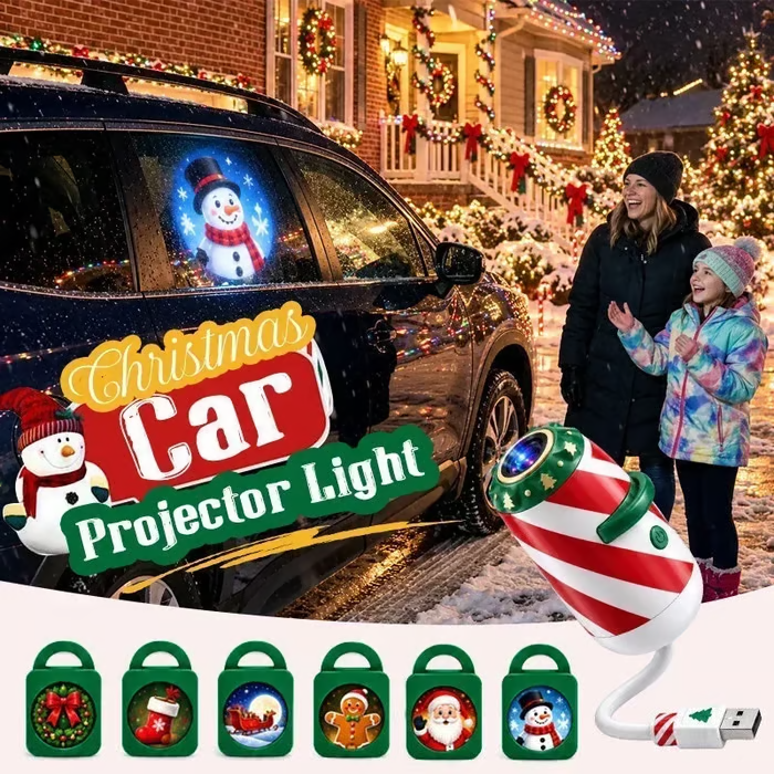🎄Last Day 49% OFF🎅Merry Ride Christmas Car Projector Light