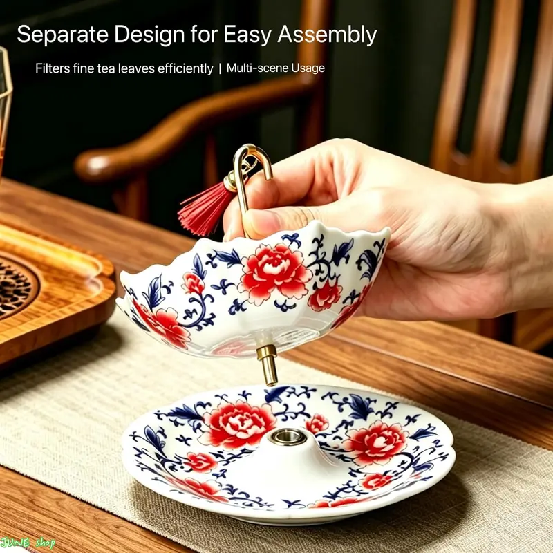 Umbrella-Style Tea Strainer Set