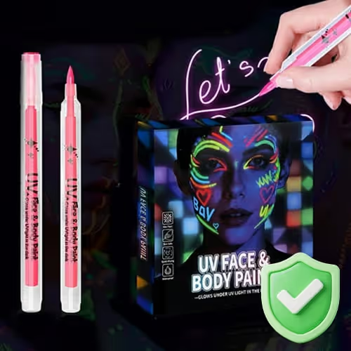 🥳2026 HOT SALE💞50K+ SOLD!🎁UV Glow Face and Body Paint Markers Set